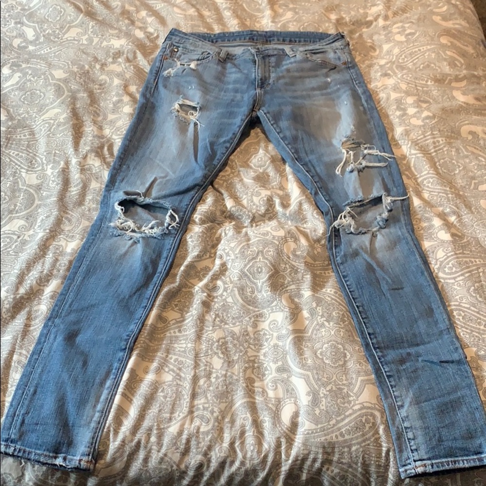 Ralph Lauren Ripped Skinny Jeans!